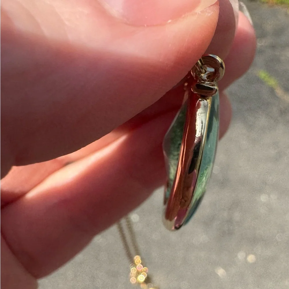 MONET Glass Pendant Necklace